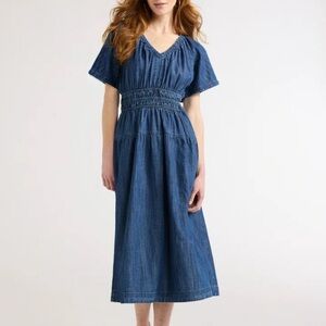 Free Assembly Blue Denim Casual Dress